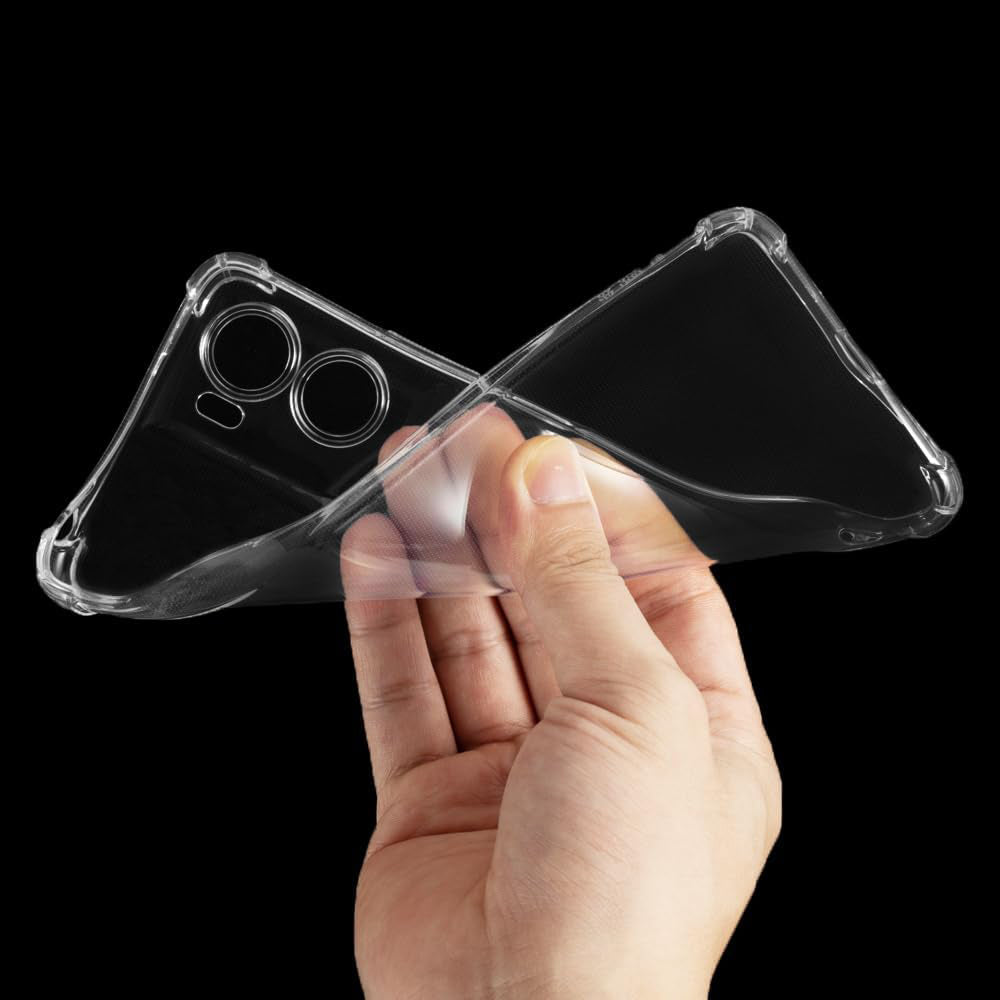 Techsuit - Shockproof Clear Silicone - Motorola Moto G06 - Clear