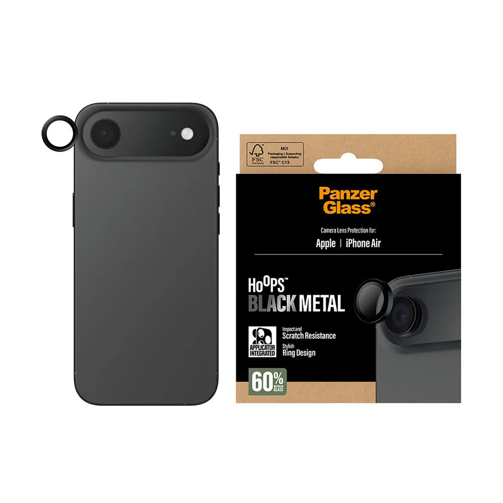 PanzerGlass® - Hoops® Camera Lens Protector - iPhone 17 Air - Black