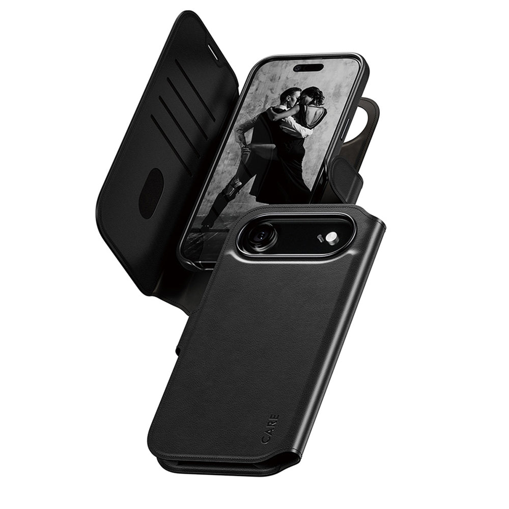 PanzerGlass® - CARE Feature MagSafe Case Tango Two-in-One Wallet - iPhone 17 Air - Black
