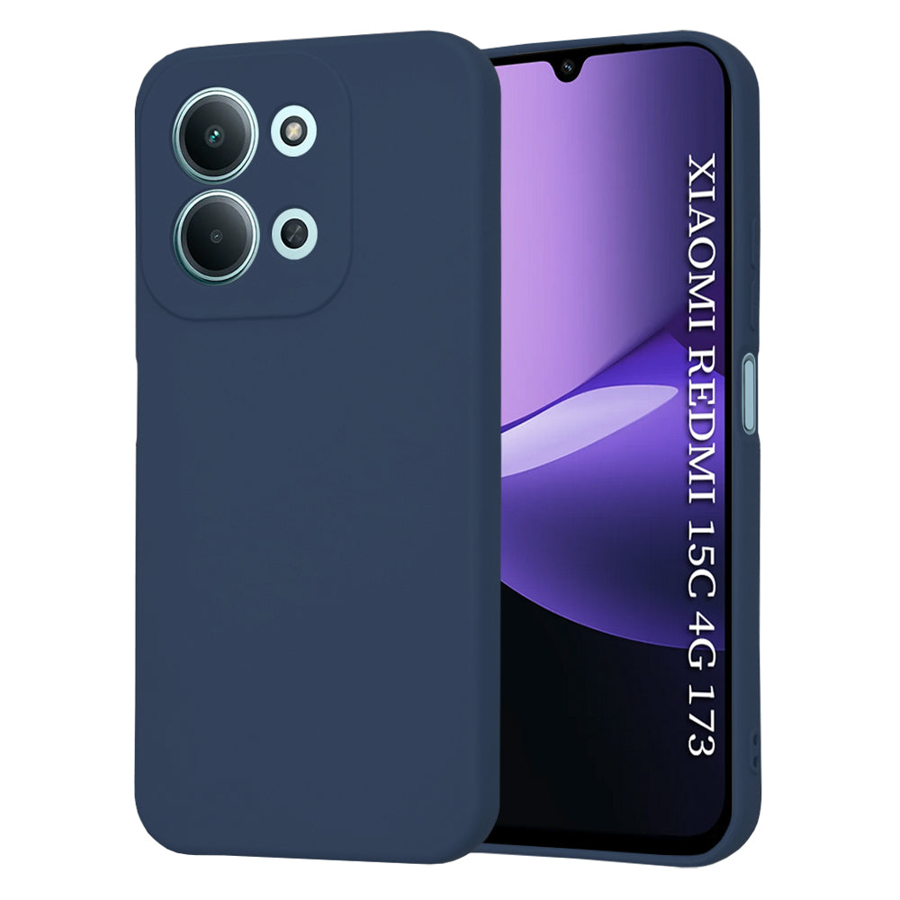 Techsuit - SoftFlex - Xiaomi Redmi 15C 4G / Redmi 15C 5G - Navy Blue
