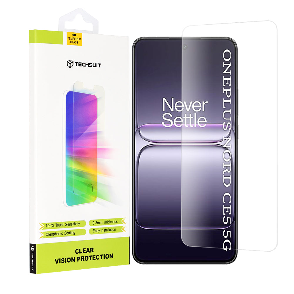 Techsuit - Clear Vision Glass - OnePlus Nord CE5 - Transparent