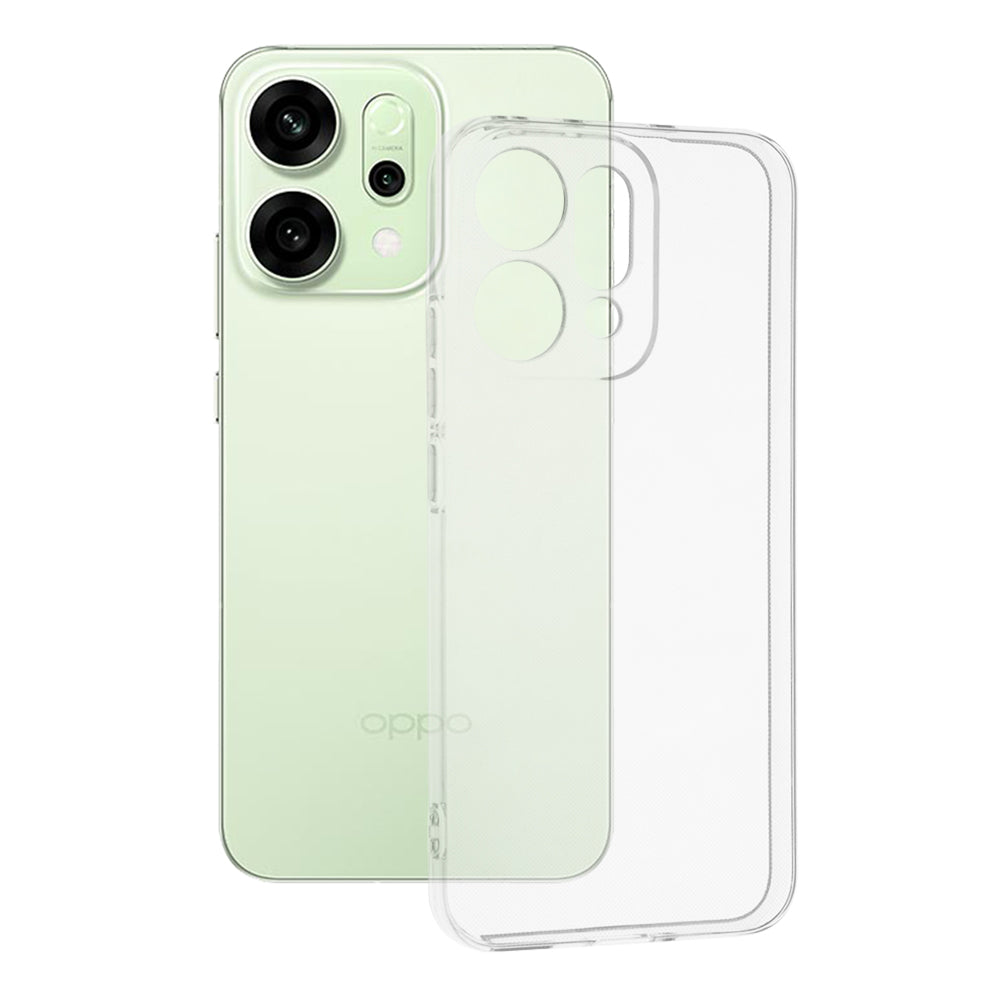 Techsuit - Clear Silicone - Oppo Reno14 - Transparent