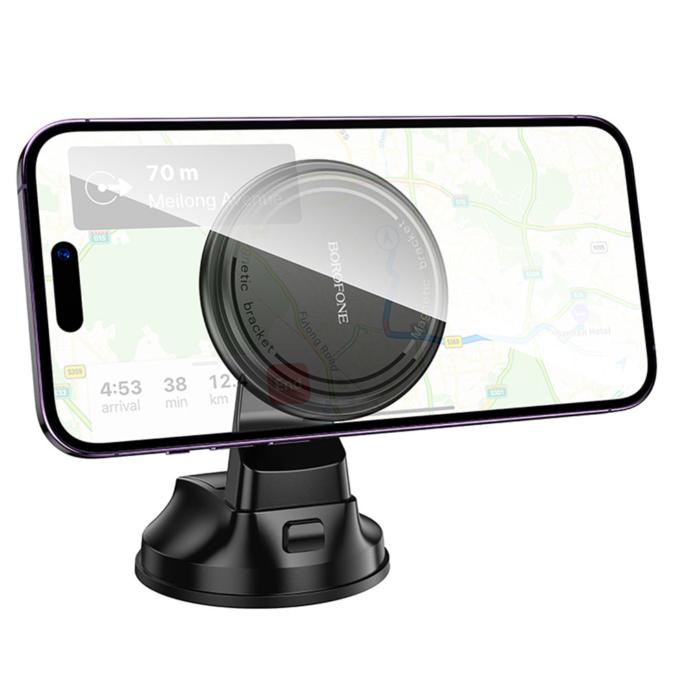 Borofone - Car Holder Parker (BH136) - Magnetic, for Dashboard, Strong Magnet, Stable Adsorption - Black