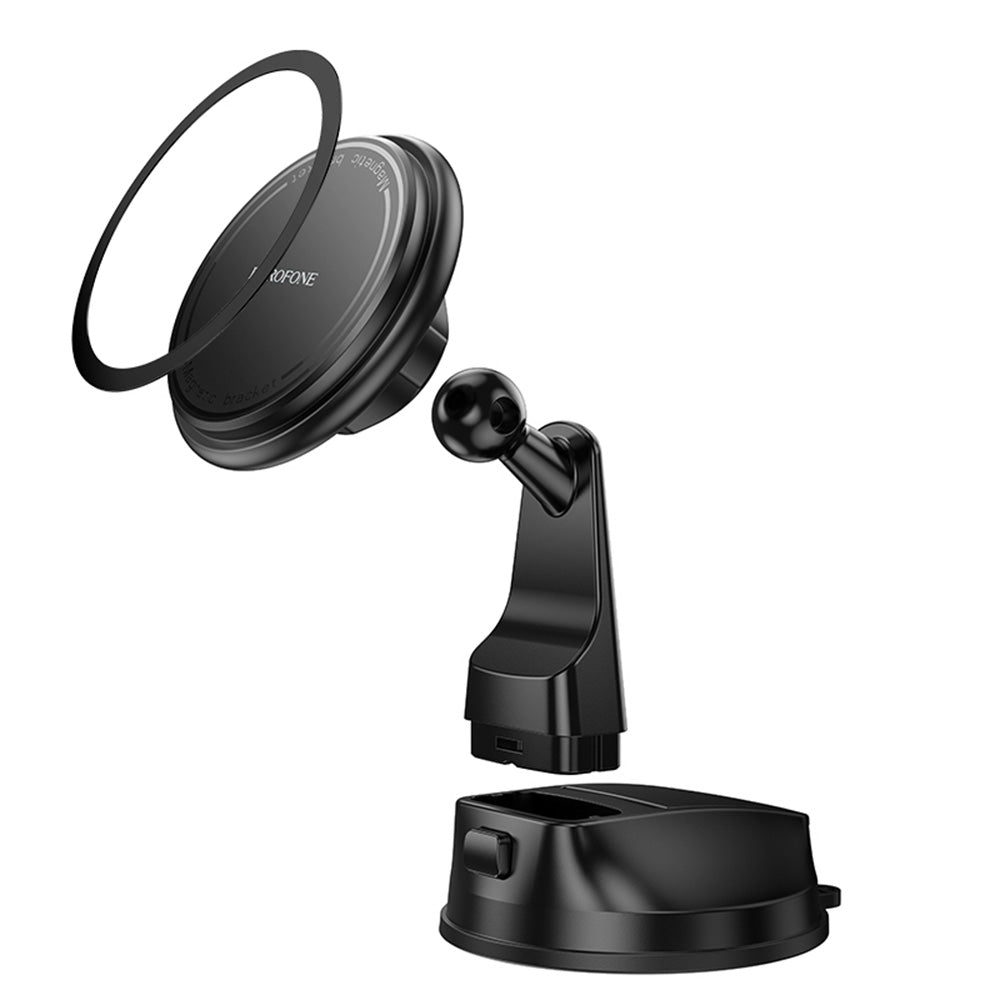 Borofone - Car Holder Parker (BH136) - Magnetic, for Dashboard, Strong Magnet, Stable Adsorption - Black