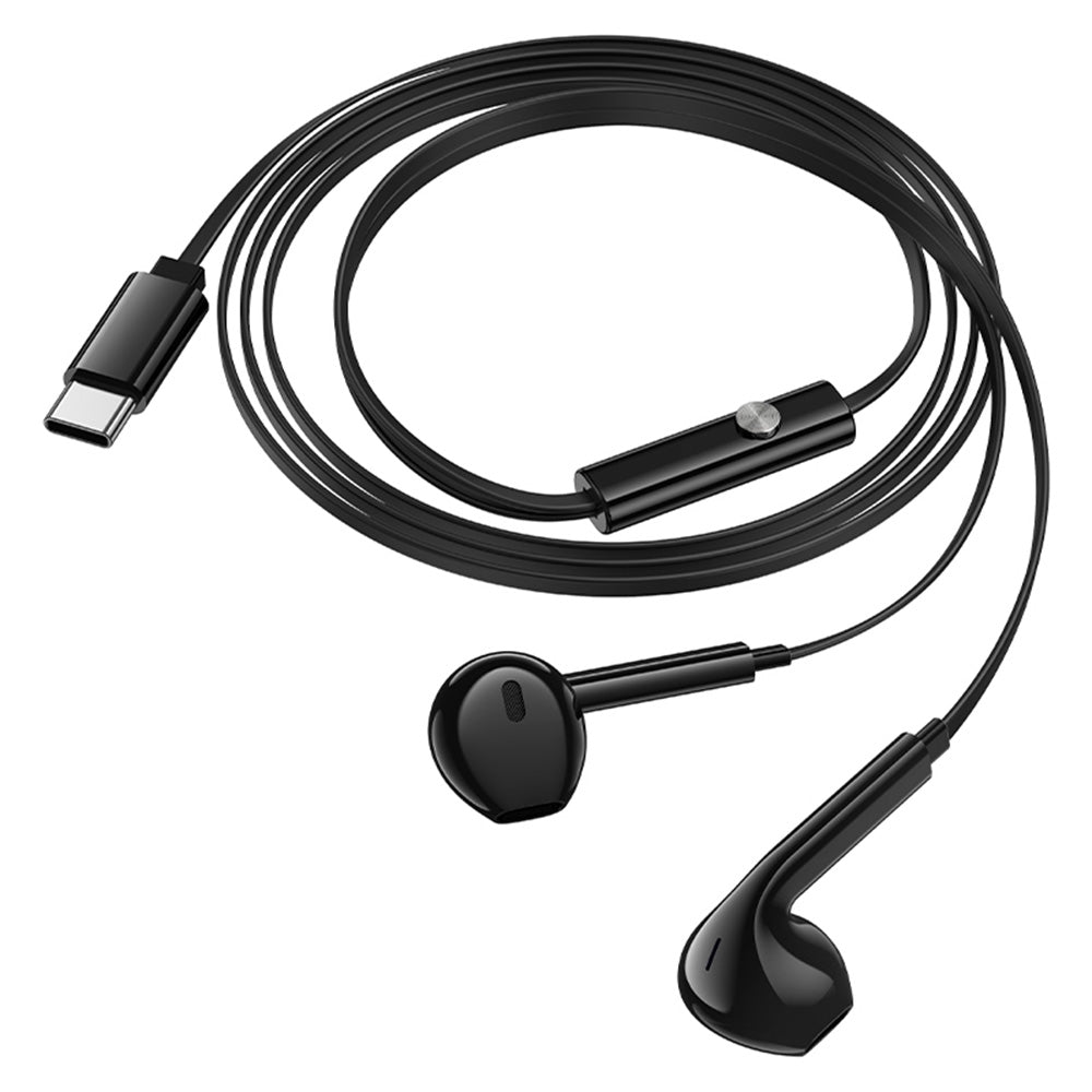 Borofone - Wired Earphones Star (BM99) - with Microphone, Type-C, DAC Chip, 1.2m - Black