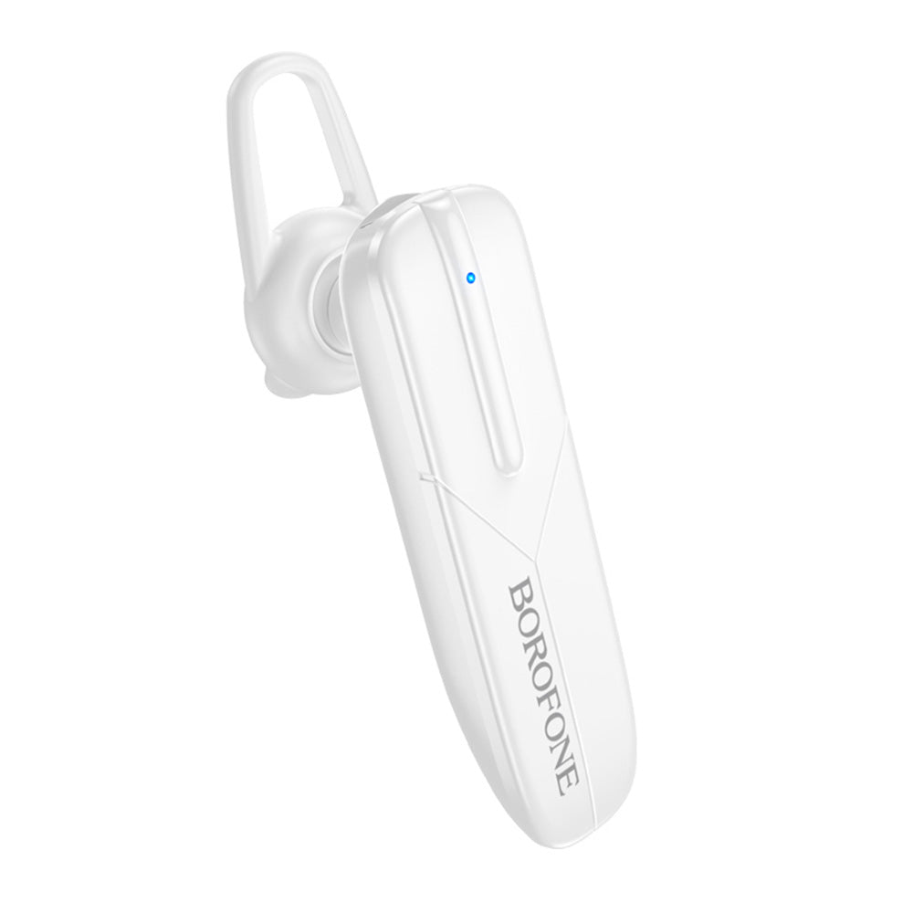 Borofone - Bluetooth Headset Lucky (BC36) - Bluetooth V5.0, 70mAh, Lightweight, Premium Sound - White
