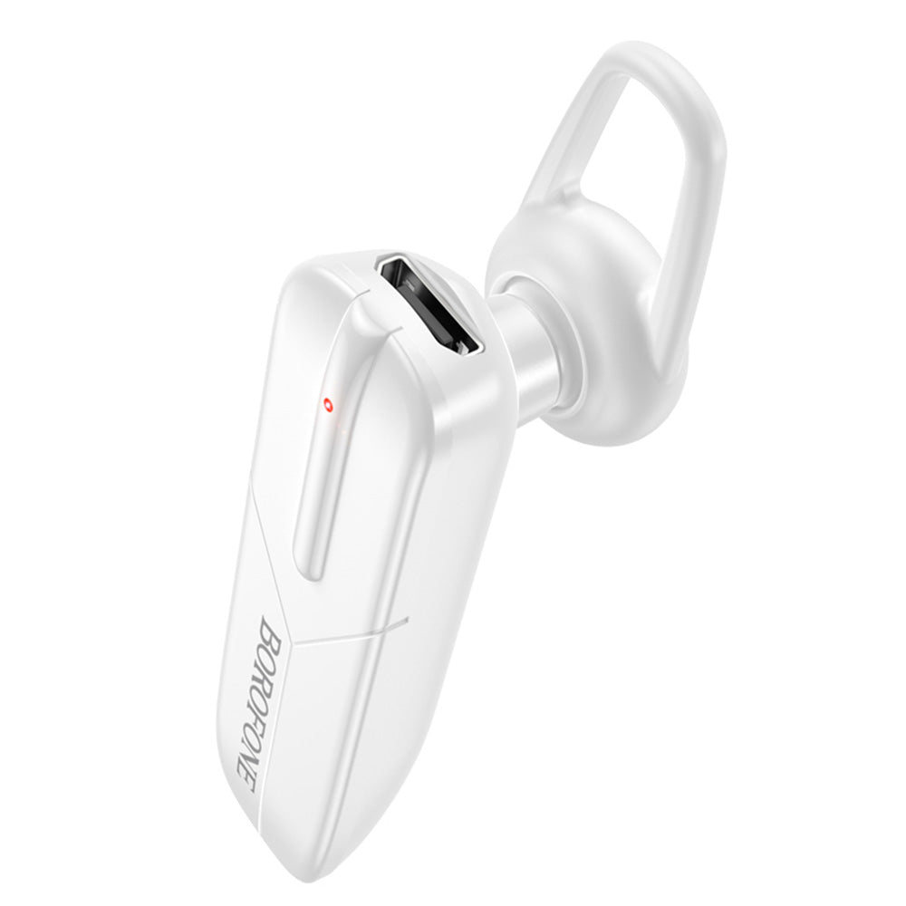 Borofone - Bluetooth Headset Lucky (BC36) - Bluetooth V5.0, 70mAh, Lightweight, Premium Sound - White