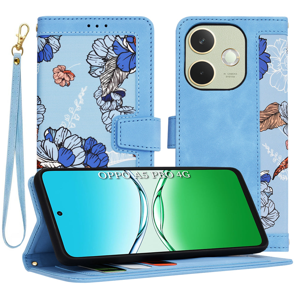 Techsuit - FlipCraft - Oppo A5 Pro 4G / A5 Pro 5G - Vibrant Blue
