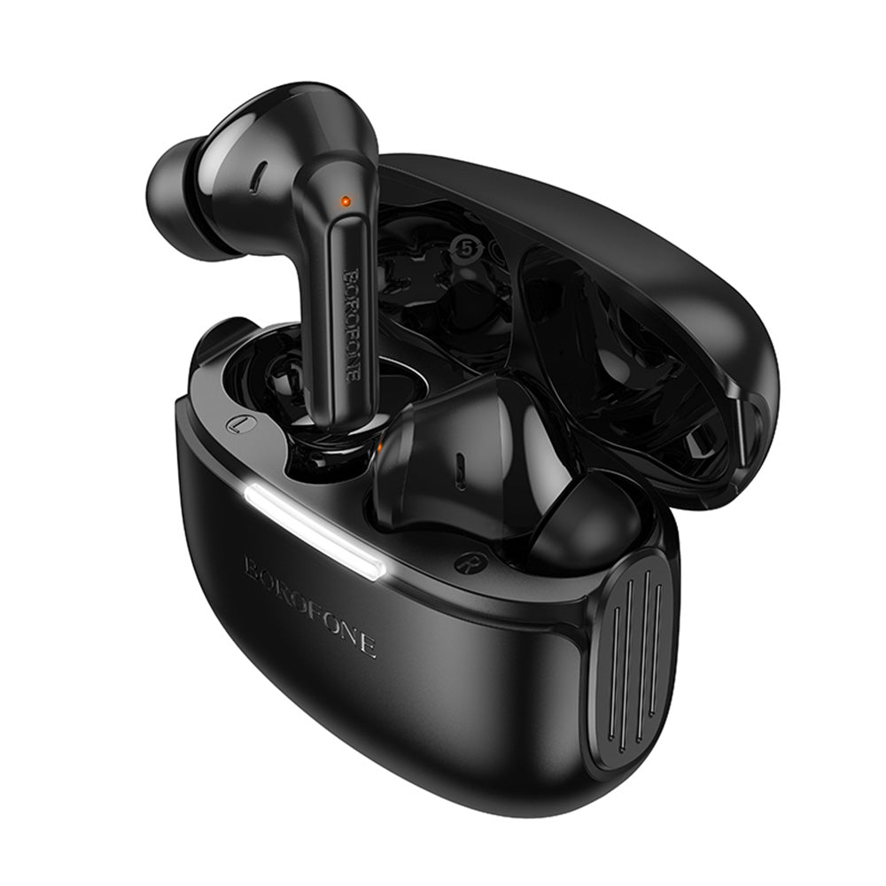 Borofone - Wireless Earbuds Peaceful (FQ9) - Bluetooth V5.4, 300mAh, True Wireless, Touch Control - Black