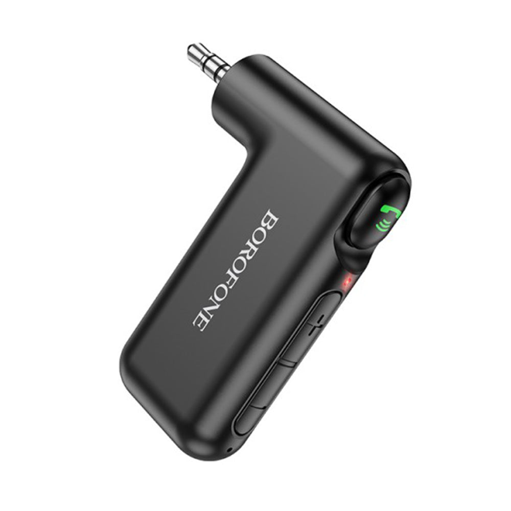 Borofone - Wireless Audio Receiver Wideway (BC35) - Bluetooth 5.0 Adapter, 150mAh, Jack 3.5mm - Black