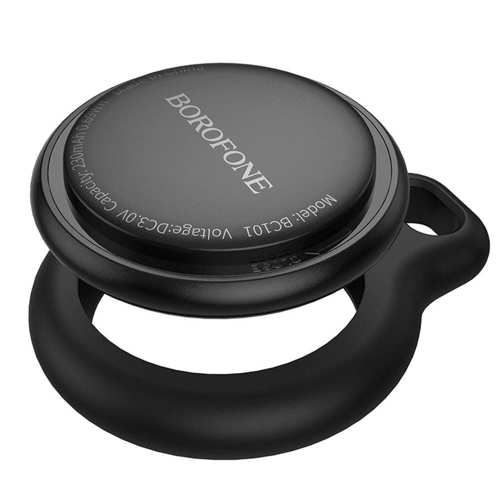 Borofone - Smart Positioning Anti-lost Device Exquisite (BC101) - Compatible Apple Find My (iOS Only), 230mAh - Midnight Black