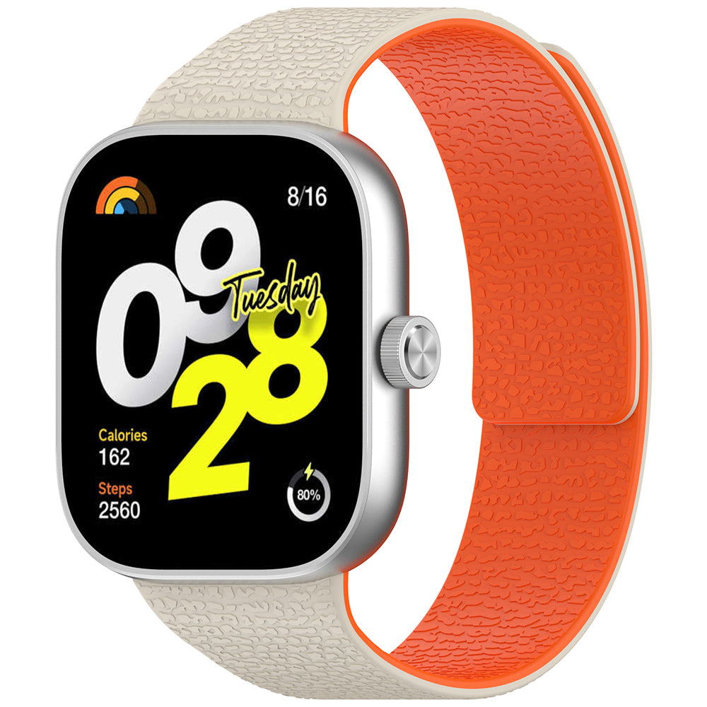 Techsuit - Watchband (W016) - Xiaomi Smart Band 9 Pro / 8 Pro / Redmi Watch 4 / Watch 5 - Starlight / Orange