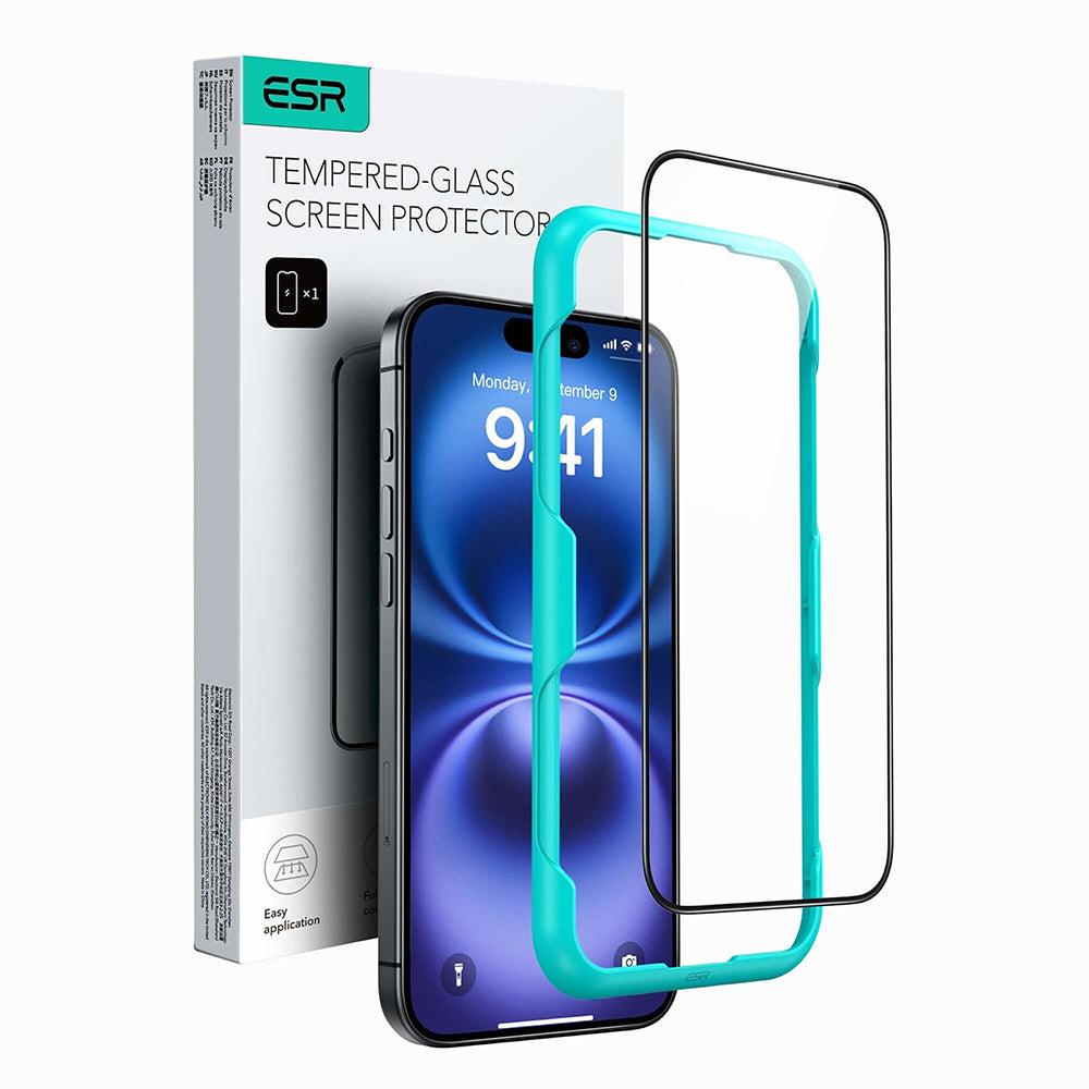 ESR - Tempered Glass - iPhone 16 Plus - Black