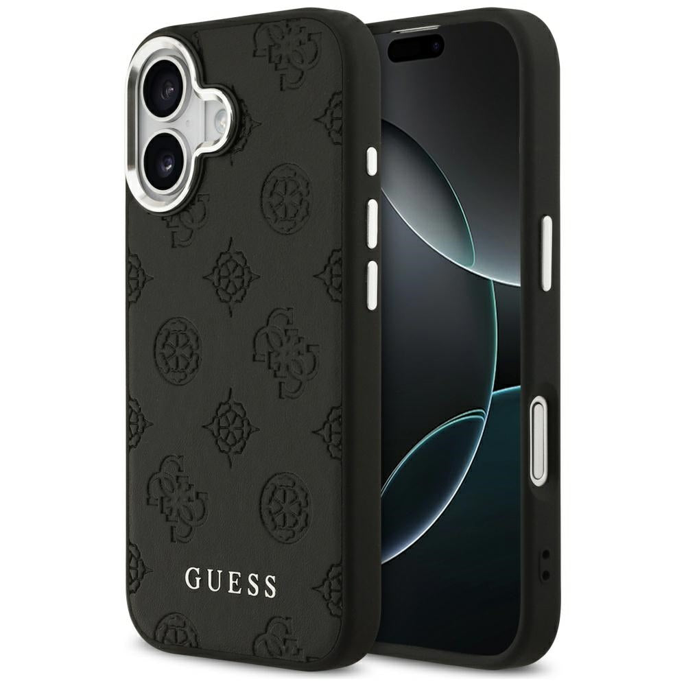 Guess - Peony Hot Stamp Script MagSafe (GUHMP17SPSPOSSSK) - iPhone 17 - Black