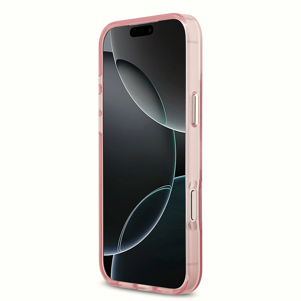 Karl Lagerfeld - IML Choupette Sketch Logo MagSafe (KLHMP17LHGCHGKBP) - iPhone 17 Pro - Pink