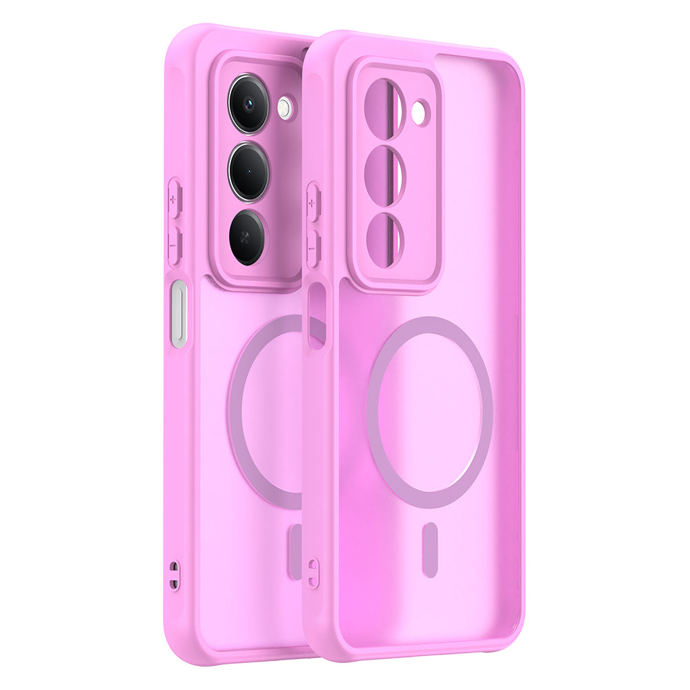 Techsuit - HaloFrost II MagSafe - Xiaomi Redmi 15 4G / Redmi 15 5G - Pink
