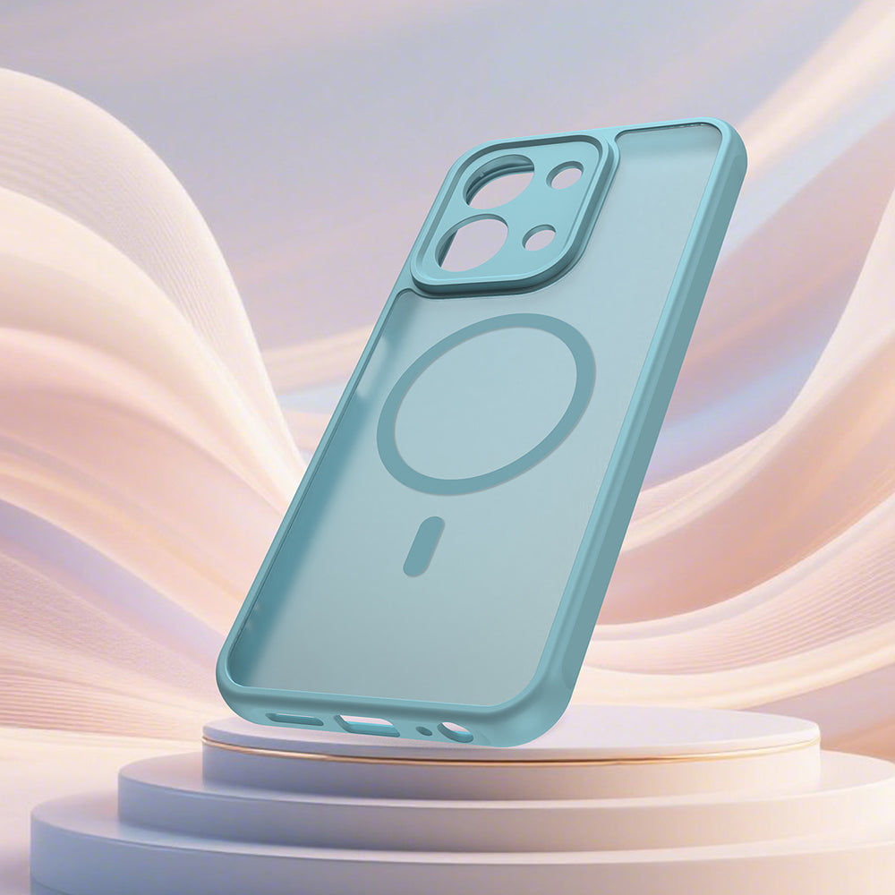 Techsuit - HaloFrost II MagSafe - Xiaomi Redmi 15C 4G / Redmi 15C 5G - Mint Green