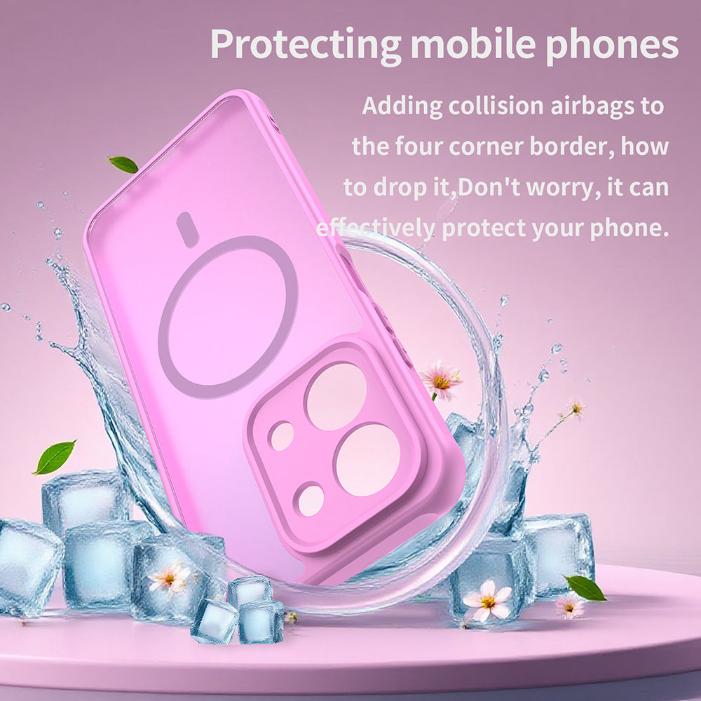 Techsuit - HaloFrost II MagSafe - Xiaomi Redmi 15C 4G / Redmi 15C 5G - Pink