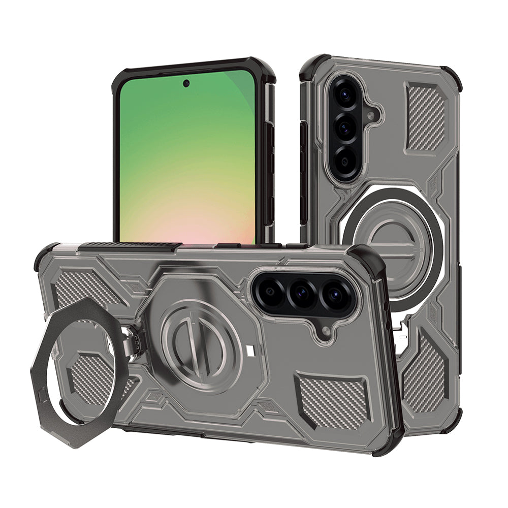 Techsuit - Carbon Shield PRO - Samsung Galaxy A56 5G - Smoke Black