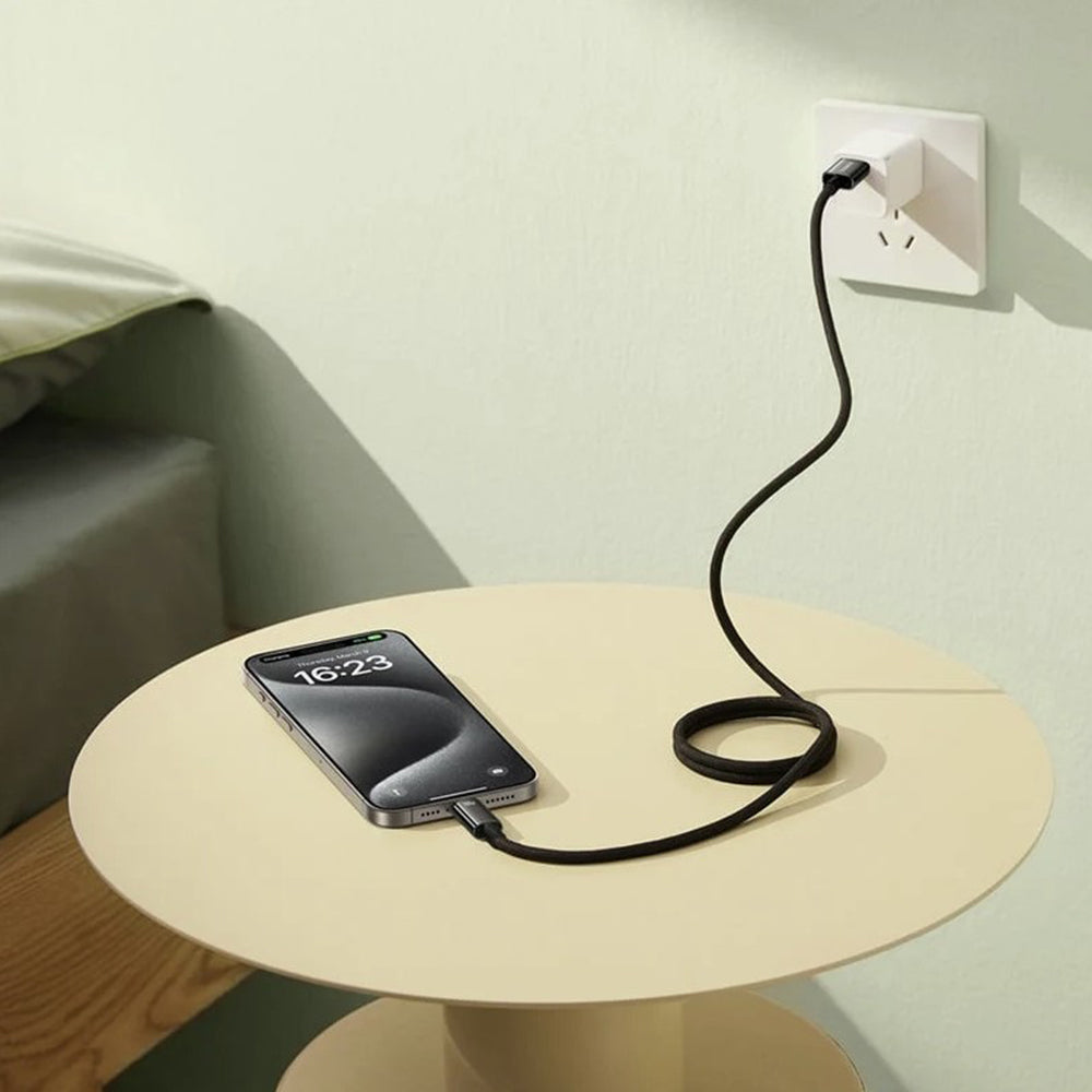 Baseus - Data Cable Tungsten Gold (P10319805111-02) - Type-C to USB, Super Fast Charge, 100W, 480Mbps, 1m - Black