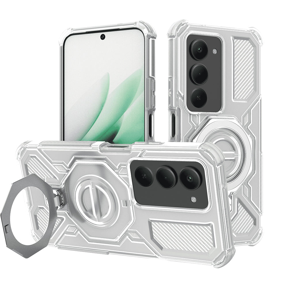 Techsuit - Carbon Shield PRO - Xiaomi Redmi 15 4G / Redmi 15 5G - White Transparent