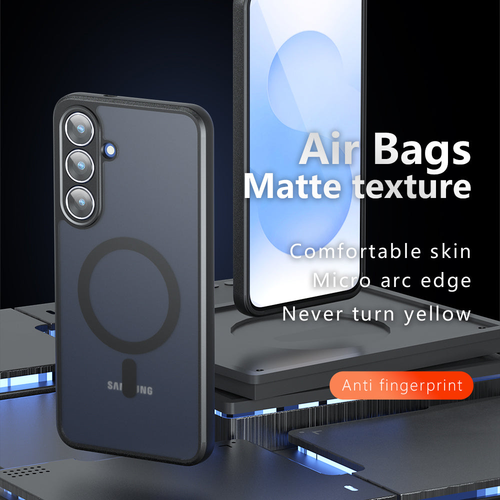 Techsuit - PureFrost MagSafe - Galaxy A07 4G - Frosted Black