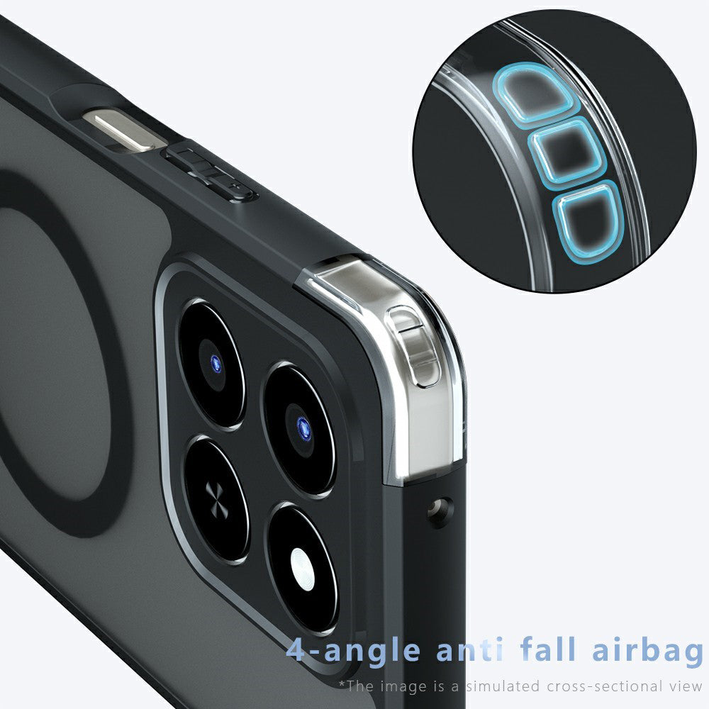 Techsuit - PureFrost MagSafe - Honor 400 Smart 5G / 400 Smart 4G / X7d 4G - Frosted Black