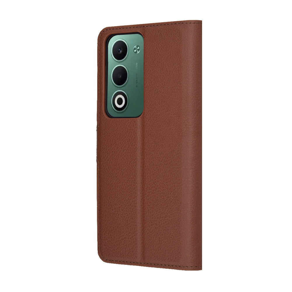 Techsuit - Leather Folio - Oppo A5 4G / A5 5G - Brown