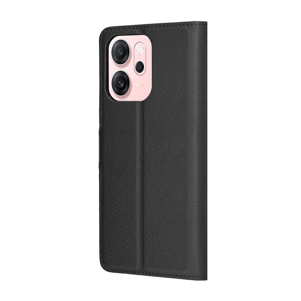 Techsuit - Leather Folio - Oppo Reno14 F / Reno14 FS 5G - Black