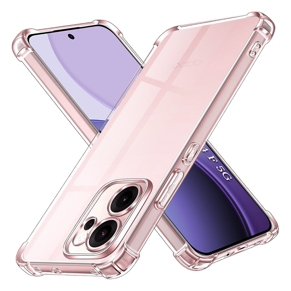 Techsuit - Shockproof Clear Silicone - Oppo Reno14 F / Reno14 FS 5G - Clear