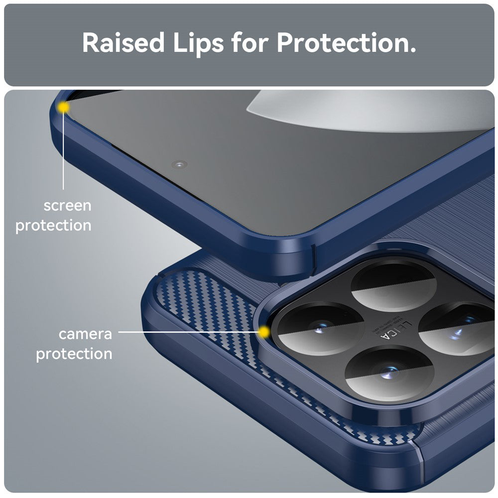 Techsuit - Carbon Silicone - Xiaomi 15T Pro - Blue