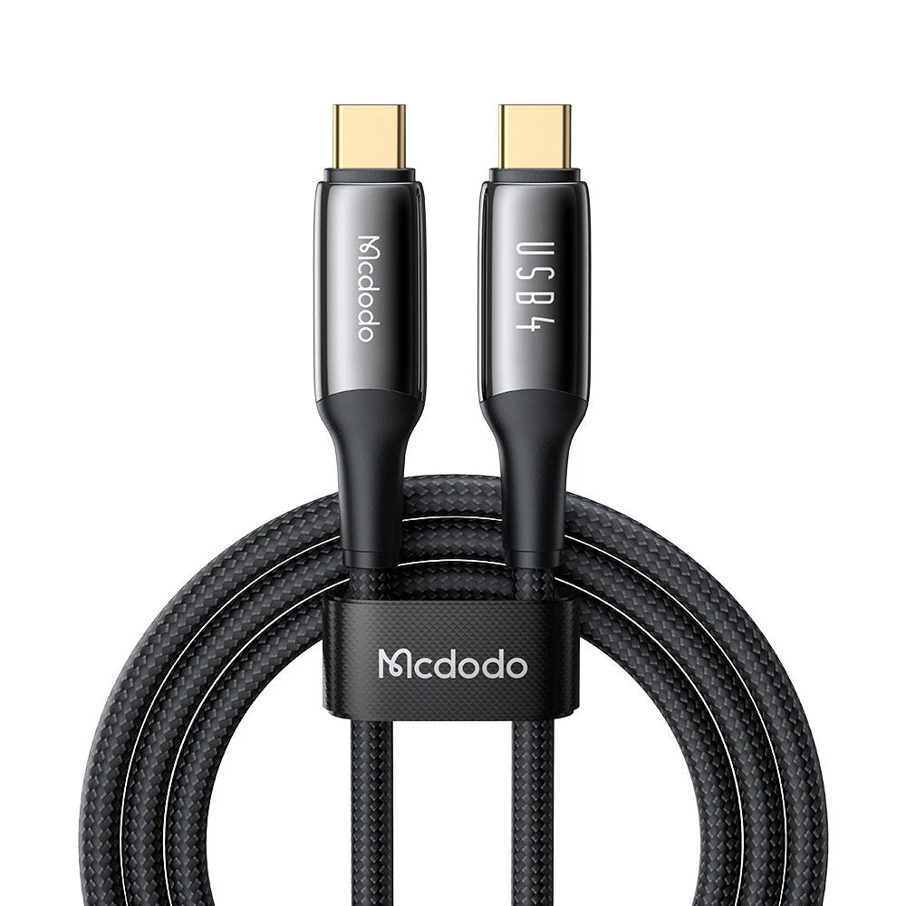 Mcdodo - Data Cable (CA-2990) - Type-C to Type-C, 240W, Thunderbolt 3, 40Gb/s, 1.2m - Black