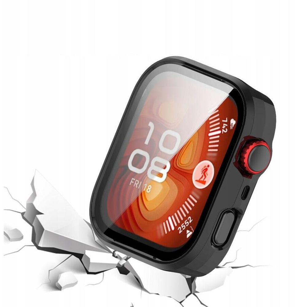 Techsuit - Defense360 Pro + Screen Protector - Huawei Watch Fit 4 Pro - Black