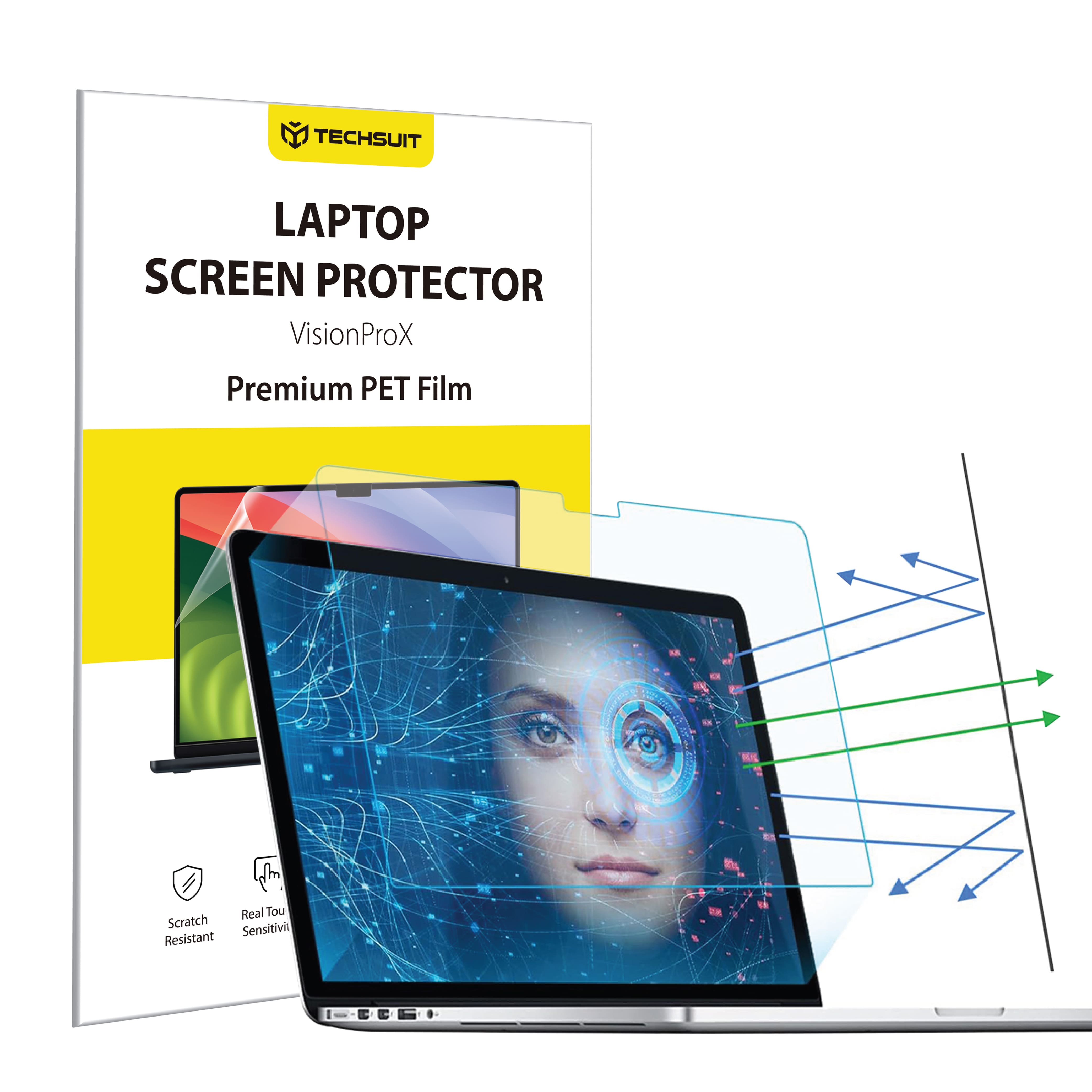 Techsuit - VisionProX Anti-Blue Light - MacBook Air 15" (2023 / 2024) - Clear