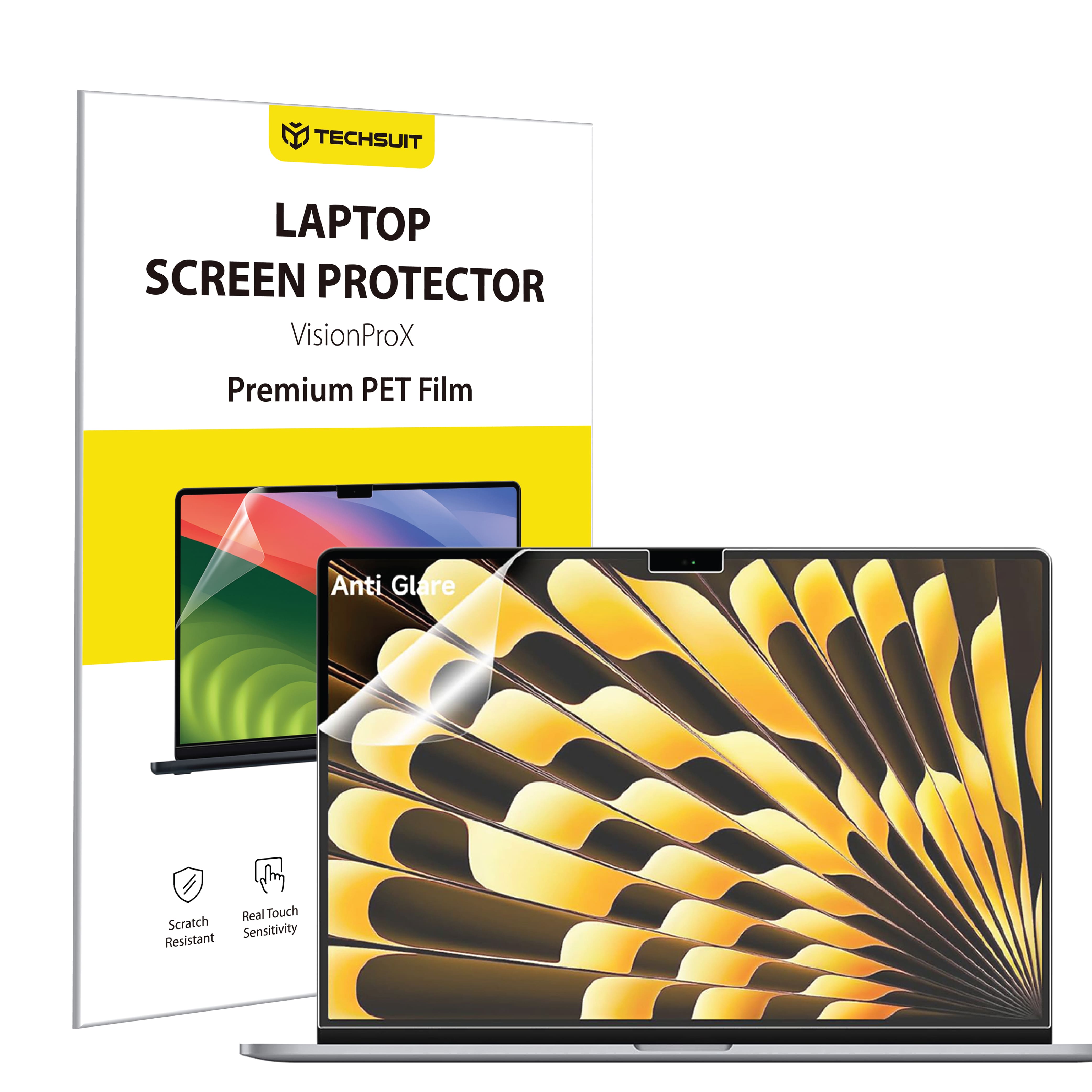 Techsuit - VisionProX Anti-Blue Light - MacBook Air 15" (2023 / 2024) - Matte Clear