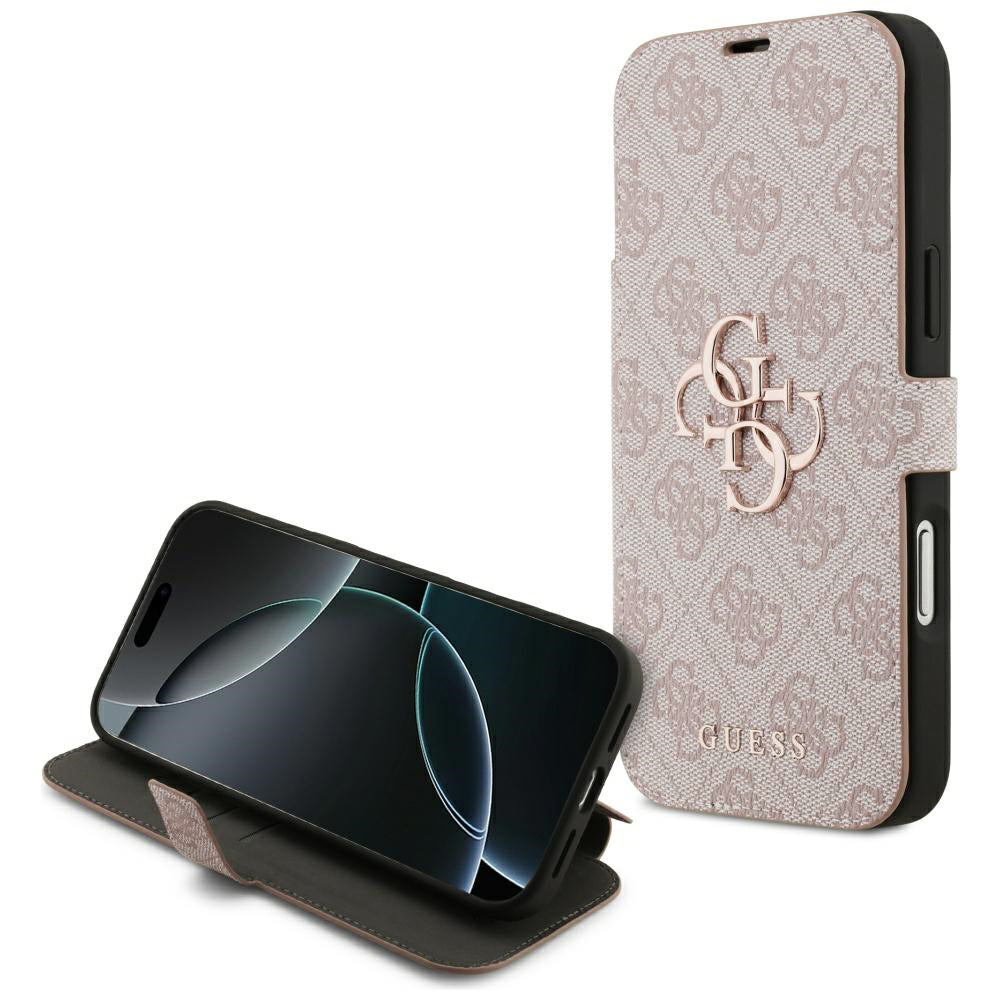 Guess - Book 4G Metal Logo (GUBKP17X4GMGPI) - iPhone 17 Pro Max - Pink