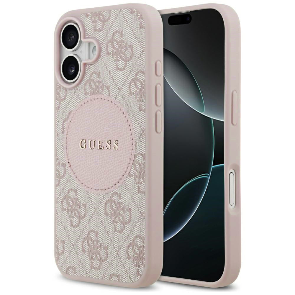 Guess - 4G Circle Classic Logo MagSafe (GUHMP17SP4PGRSGP) - iPhone 17 - Pink