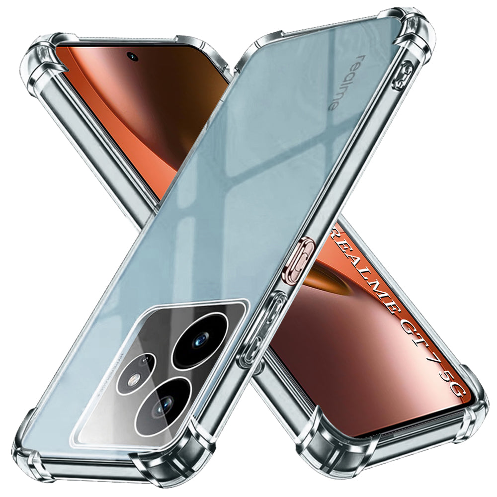 Techsuit - Shockproof Clear Silicone - Realme GT 7 - Clear