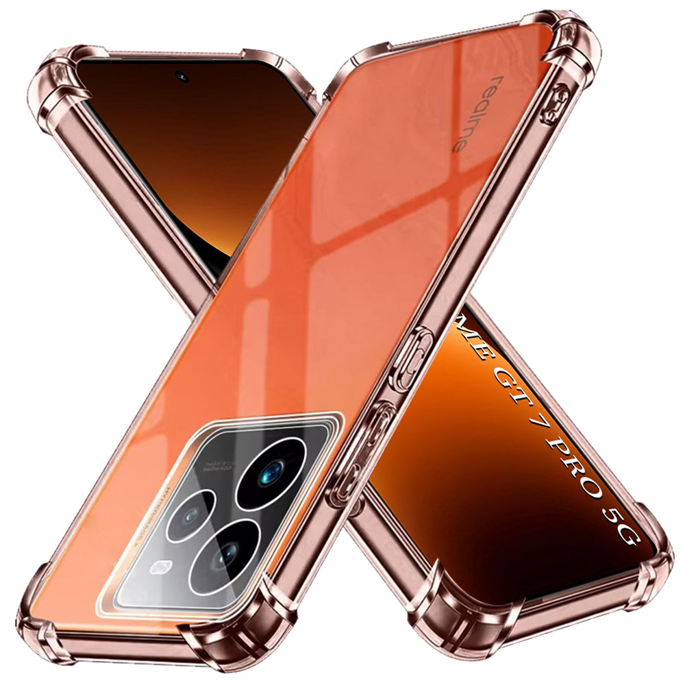 Techsuit - Shockproof Clear Silicone - Realme GT 7 Pro - Clear