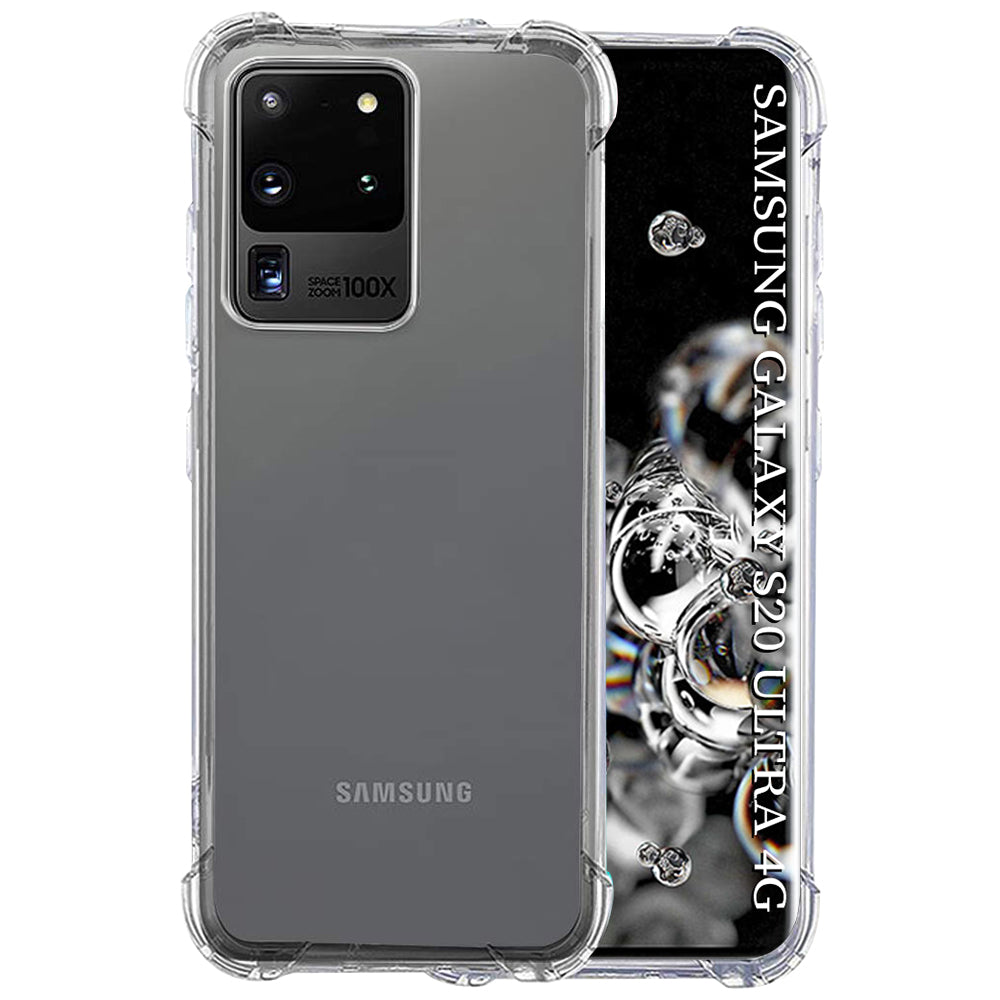 Techsuit - Shockproof Clear Silicone - Samsung Galaxy S20 Ultra 4G / S20 Ultra 5G - Clear