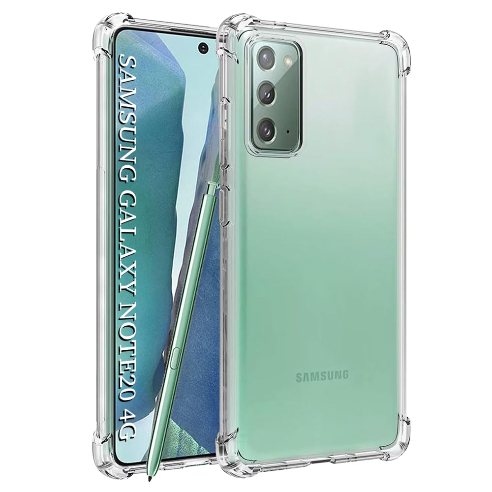 Techsuit - Shockproof Clear Silicone - Samsung Galaxy Note 20 4G / Note 20 5G - Clear