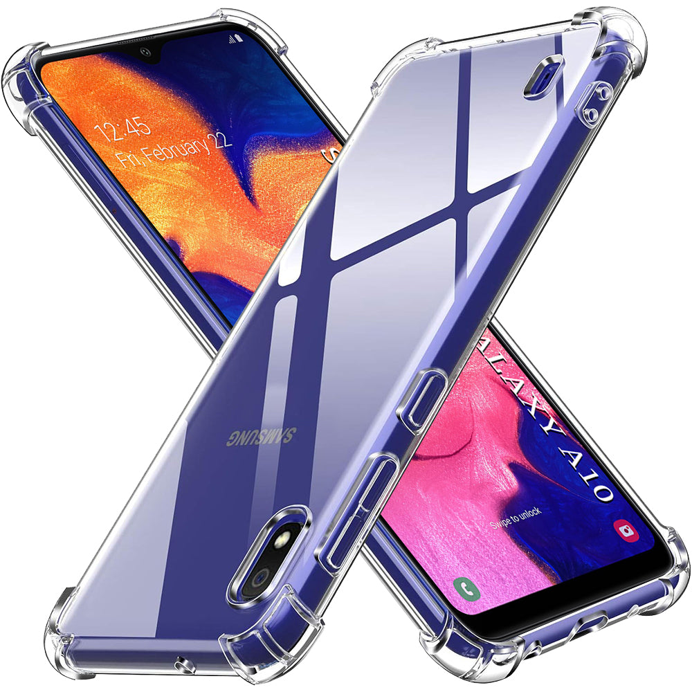 Techsuit - Shockproof Clear Silicone - Samsung Galaxy A10 - Clear