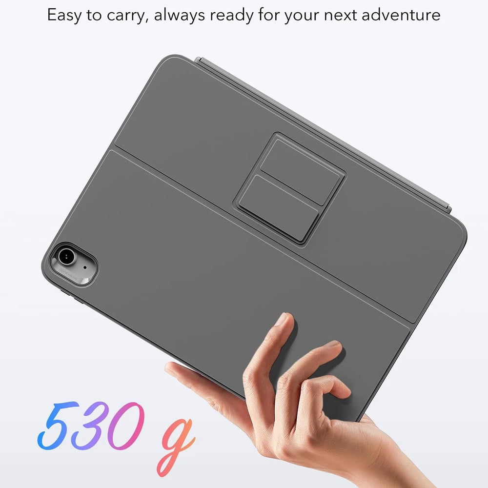 ESR - Flex Keyboard Case - iPad 10 (2022) 10.9 / 11 (2025) - Dark Gray