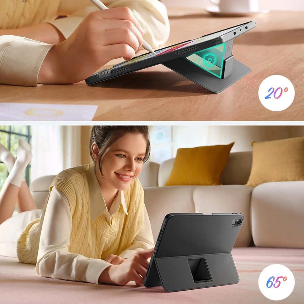 ESR - Flex Keyboard Case - iPad 10 (2022) 10.9 / 11 (2025) - Dark Gray