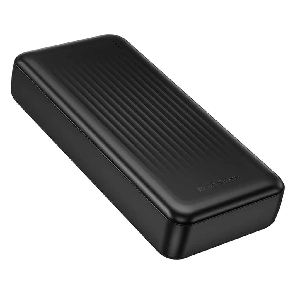 Borofone - Power Bank (BJ78A) - 2 x USB, USB-C, Micro-USB, LED Indicator, 20000mAh - Black