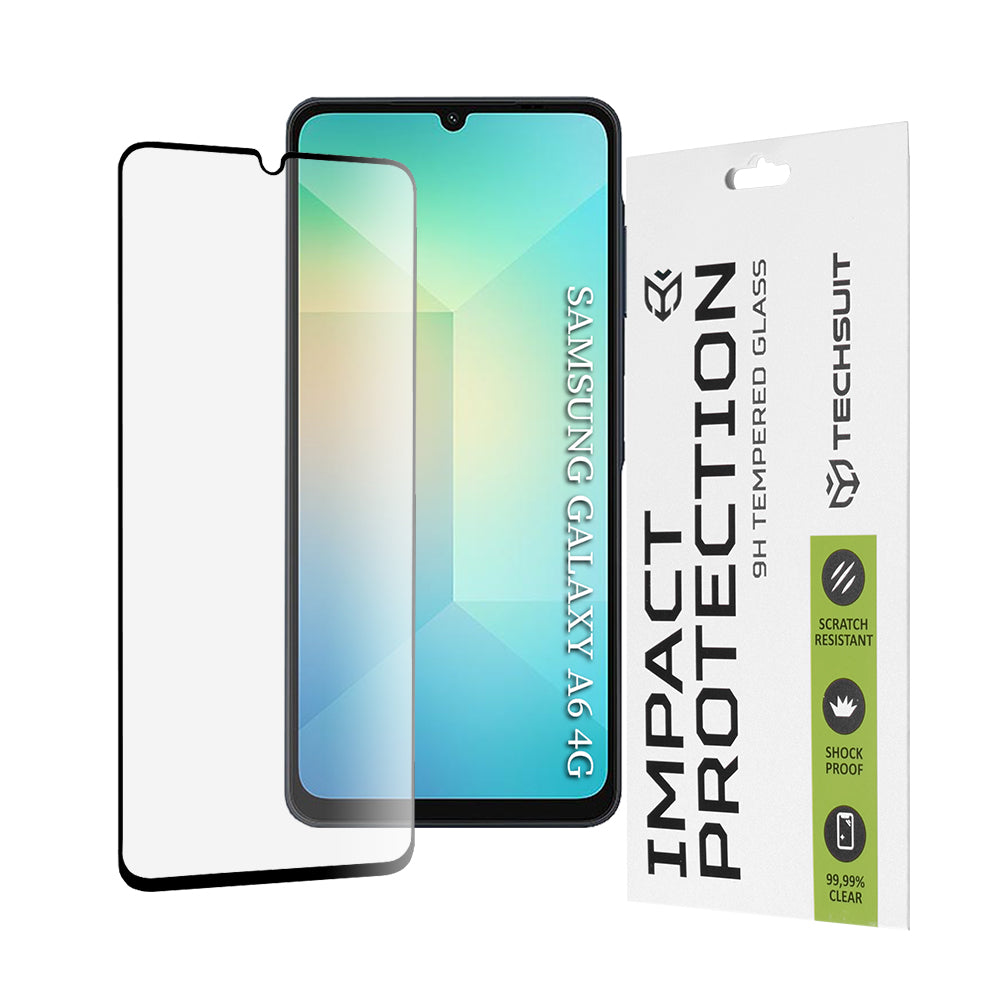 Techsuit - 111D Full Cover / Full Glue Glass - Samsung Galaxy A06 4G / A06 5G / A07 4G - Black