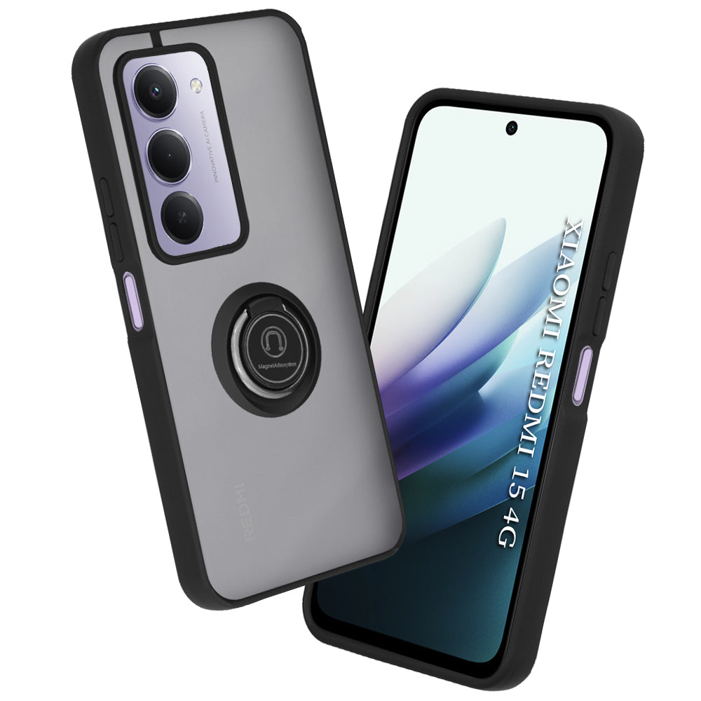 Techsuit - Glinth - Xiaomi Redmi 15 4G / Redmi 15 5G - Black