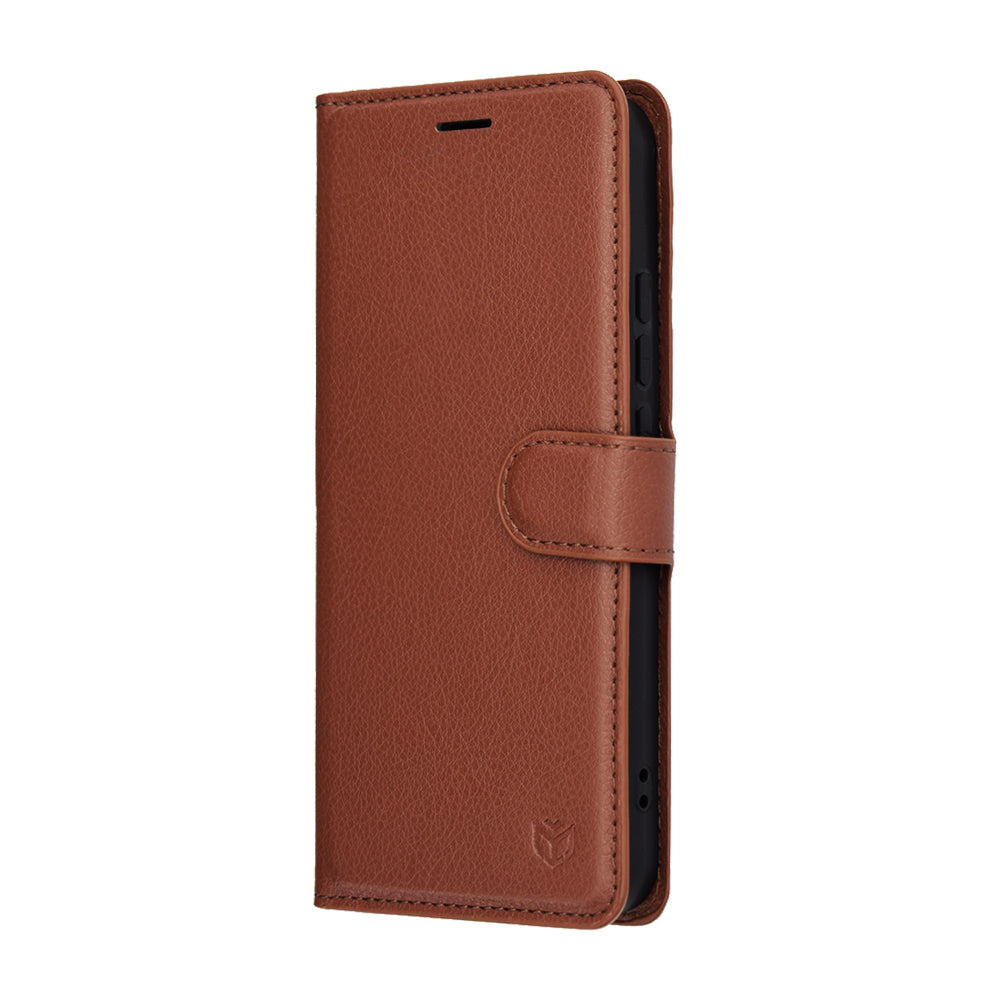 Techsuit - Leather Folio - Oppo Reno14 - Brown