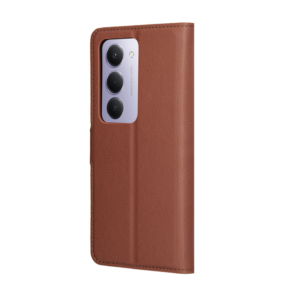 Techsuit - Leather Folio - Xiaomi Redmi 15 4G / Redmi 15 5G - Brown