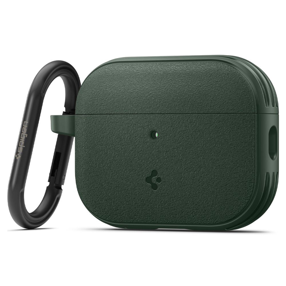 Spigen - Protection Case Vault - for Apple AirPods Pro 3, Air Space Technology, Aluminum Holder - Midnight Green